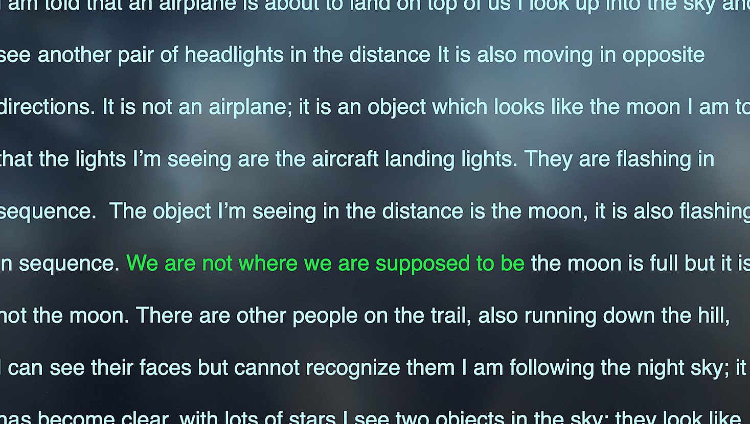 The Moon is full Ai text