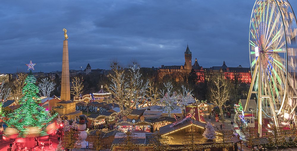 Christmas market Luxembourg city