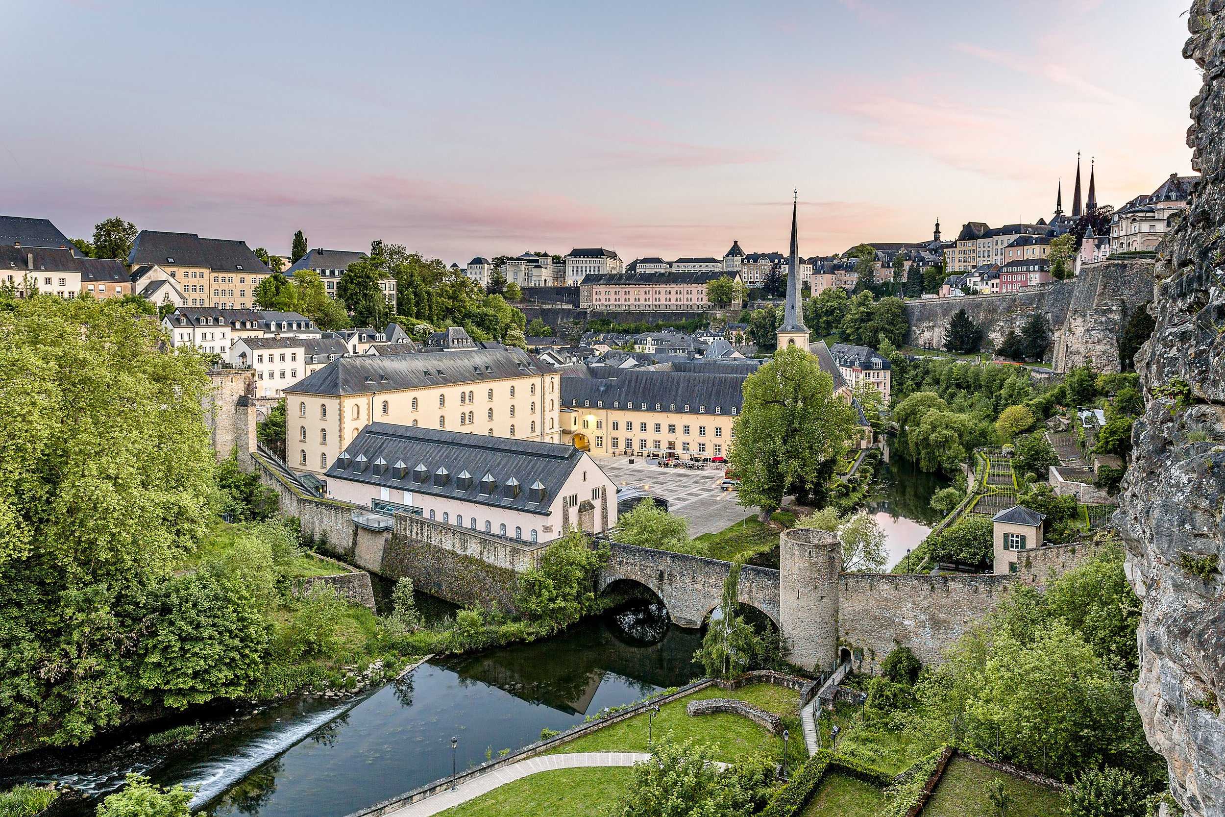 Grund Neimënster Luxembourg city
