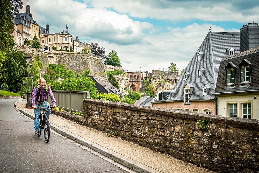 Luxemburg Stadt Fahrrad