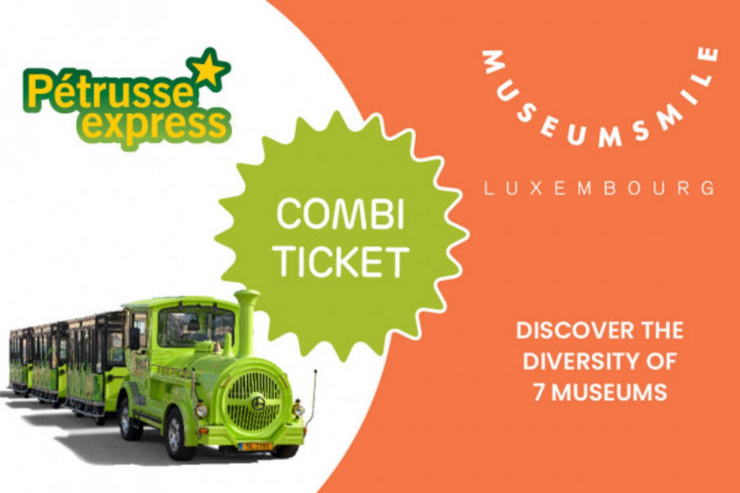 Pétrusse Express Kombi-Ticket Museum Pass