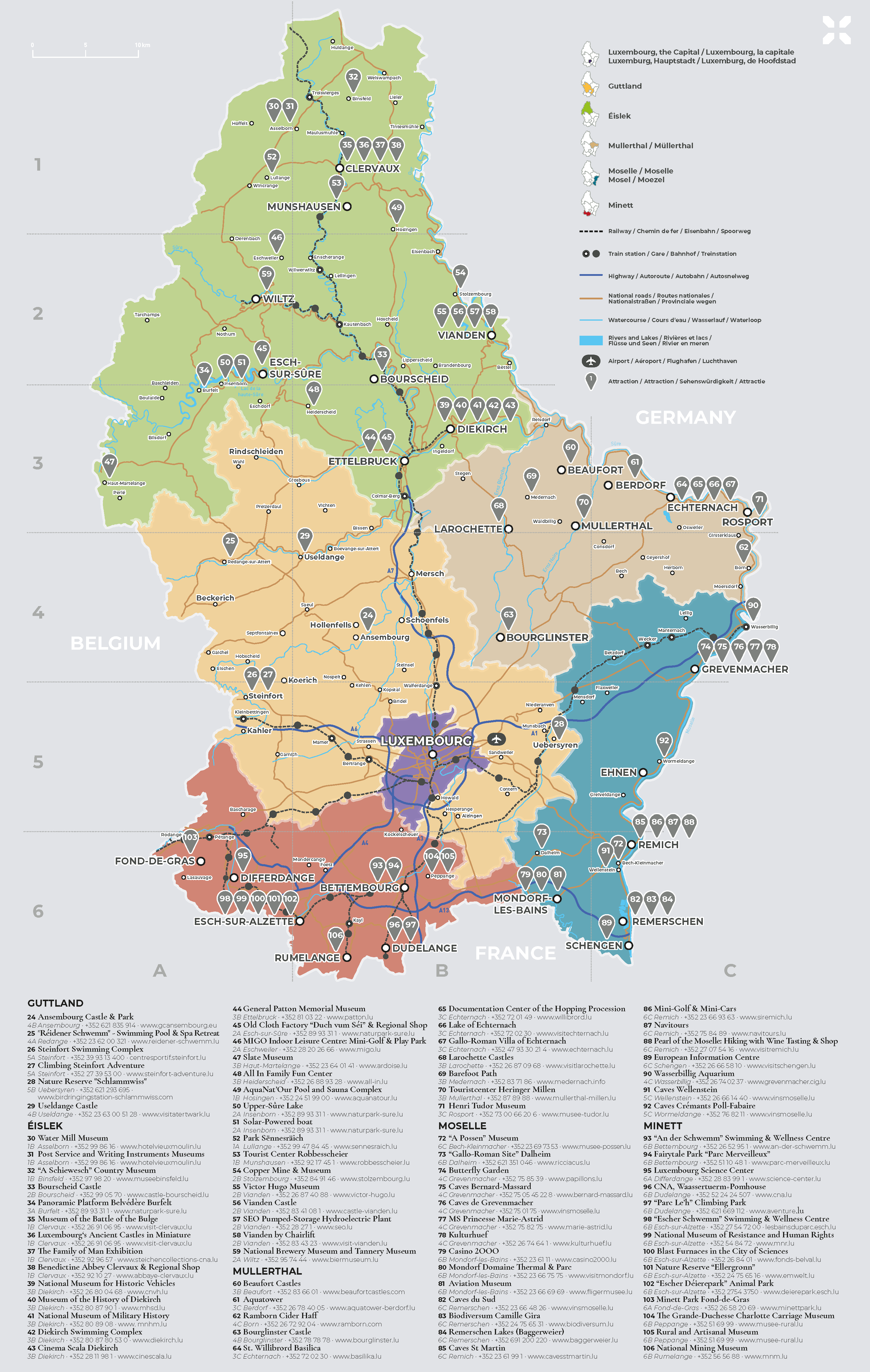 Pocket Guide map
