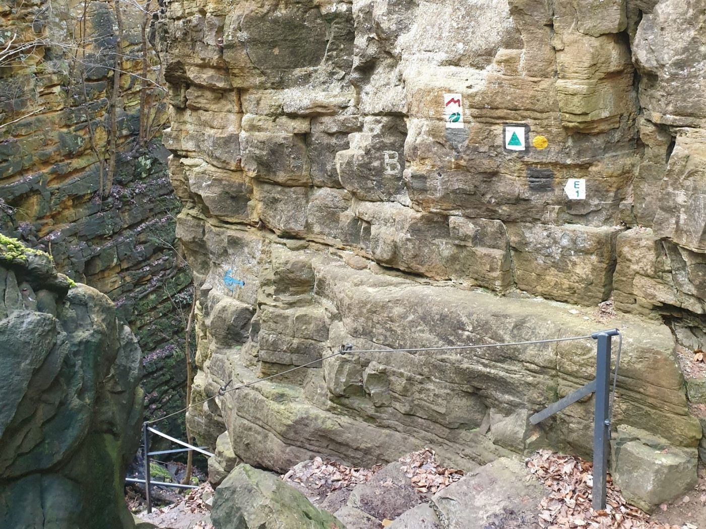 Rock formation - Wollefsschlucht