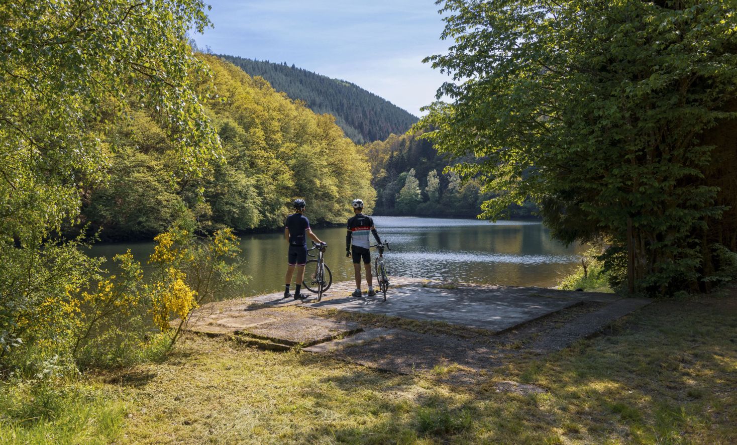 Radfahren an der Sauer