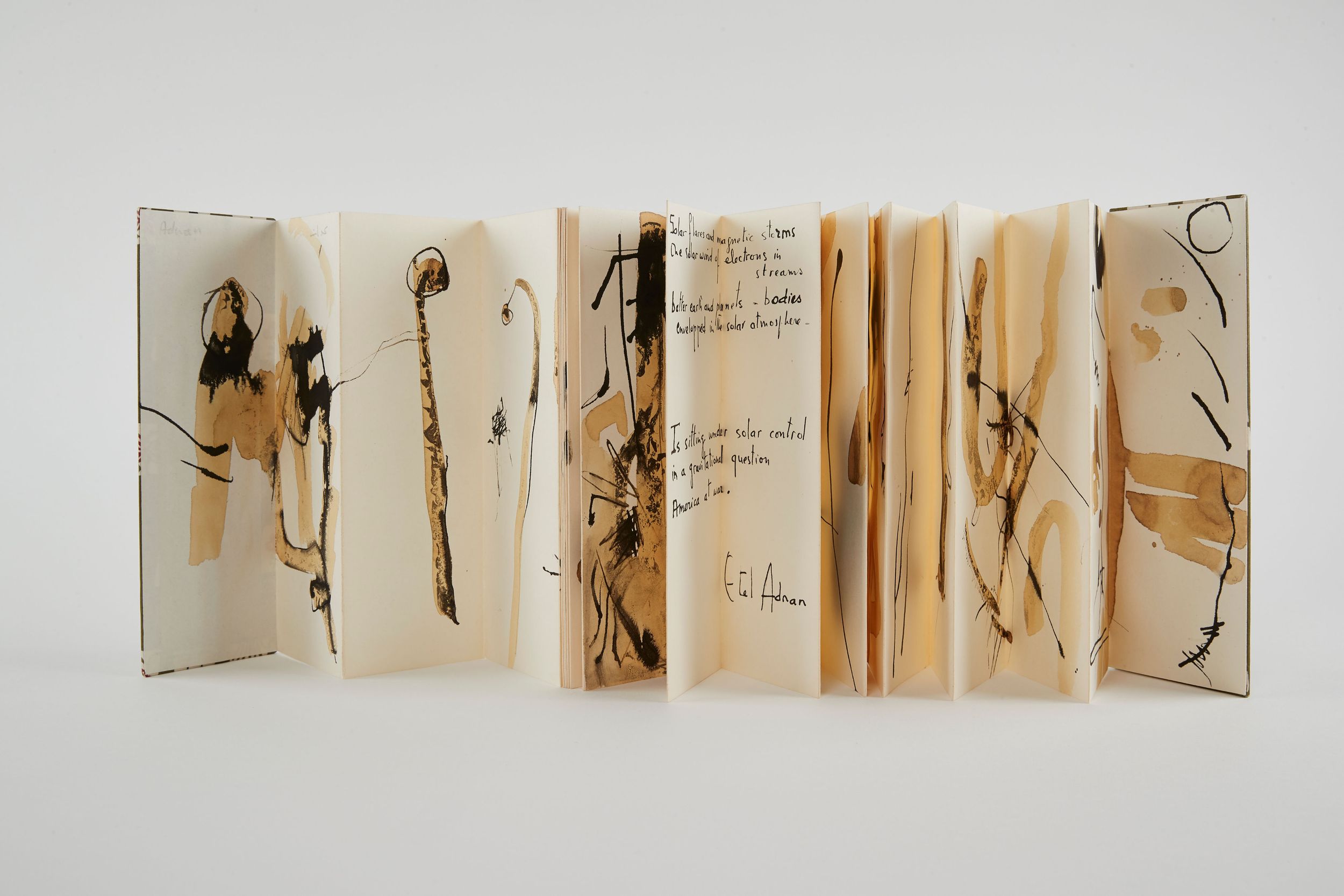 Etel Adnan, Untitled, 1965 Collection Mudam Luxembourg – Musée d’Art Moderne Grand‑Duc Jean Acquisition 2019