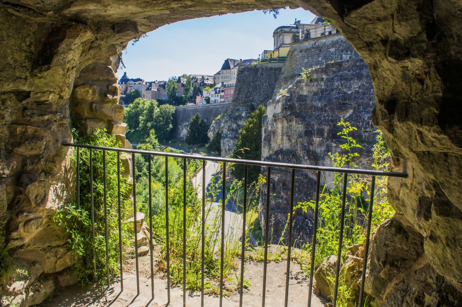 View from the Bock casemates