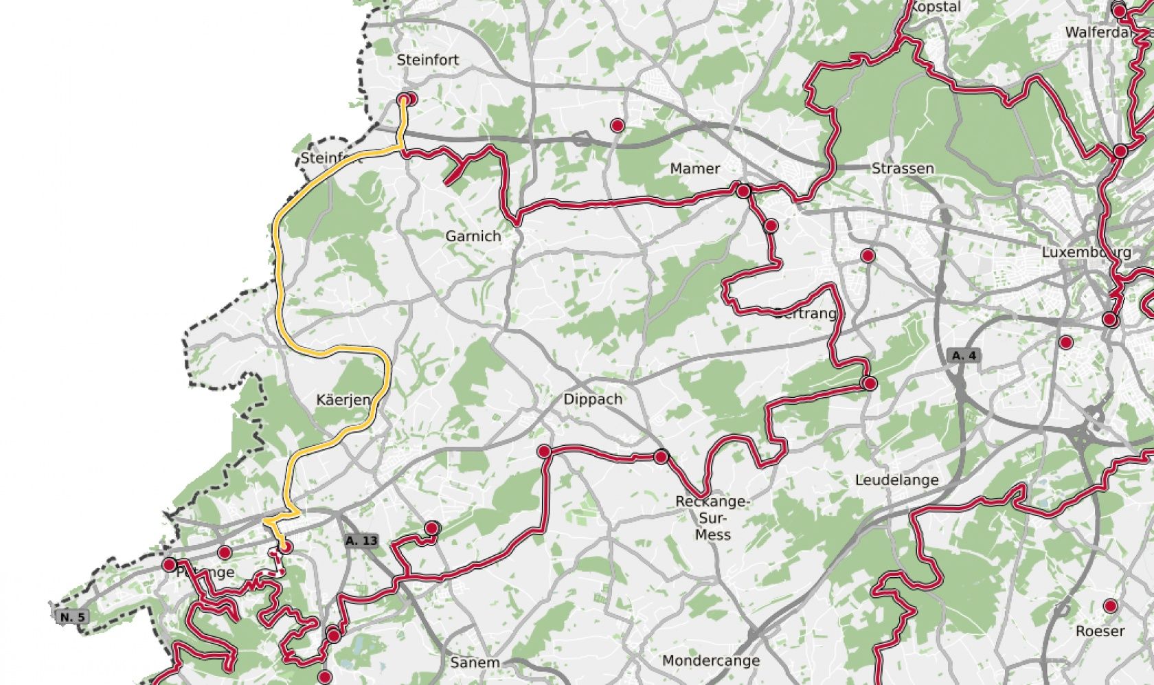 station to station pe tange kleinbettingen