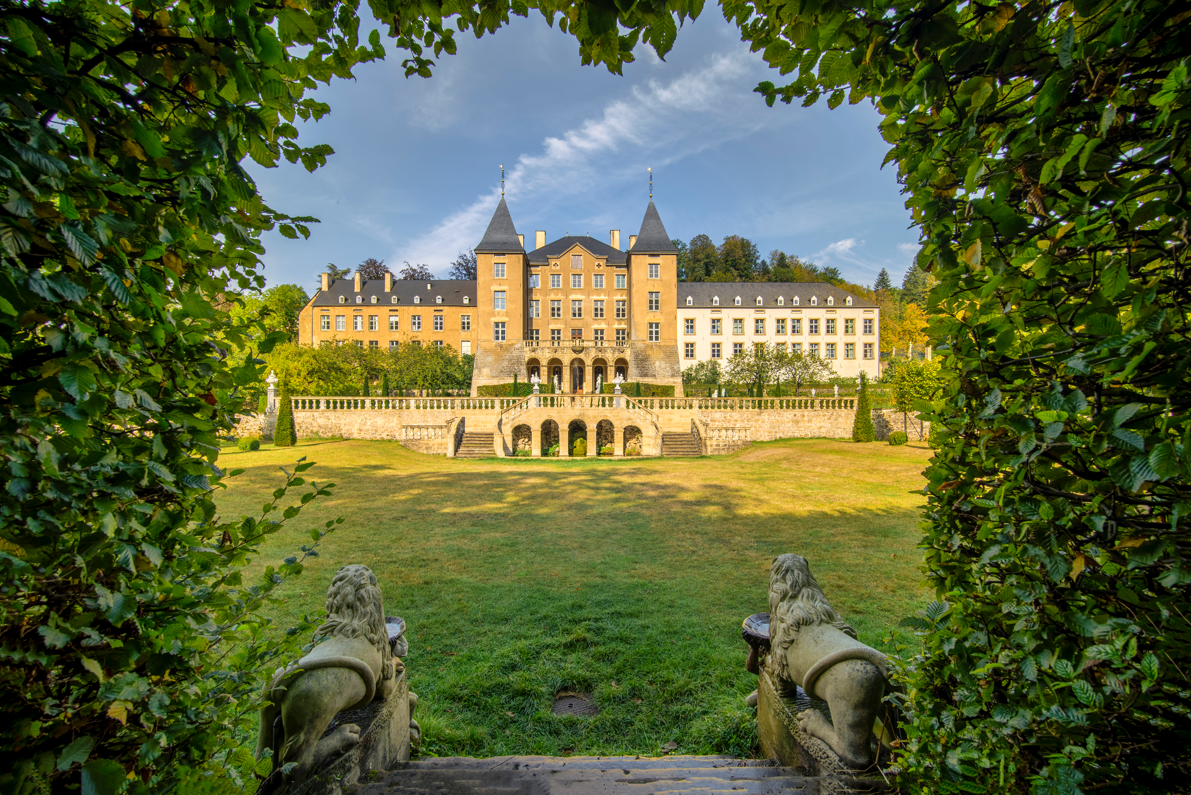 Castle Ansembourg gardens