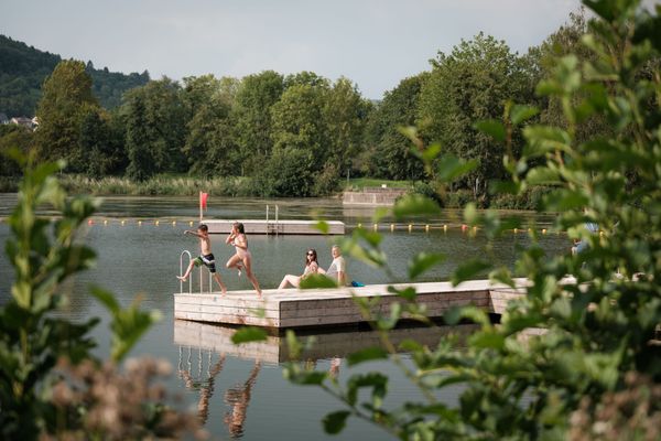 Lake swimming