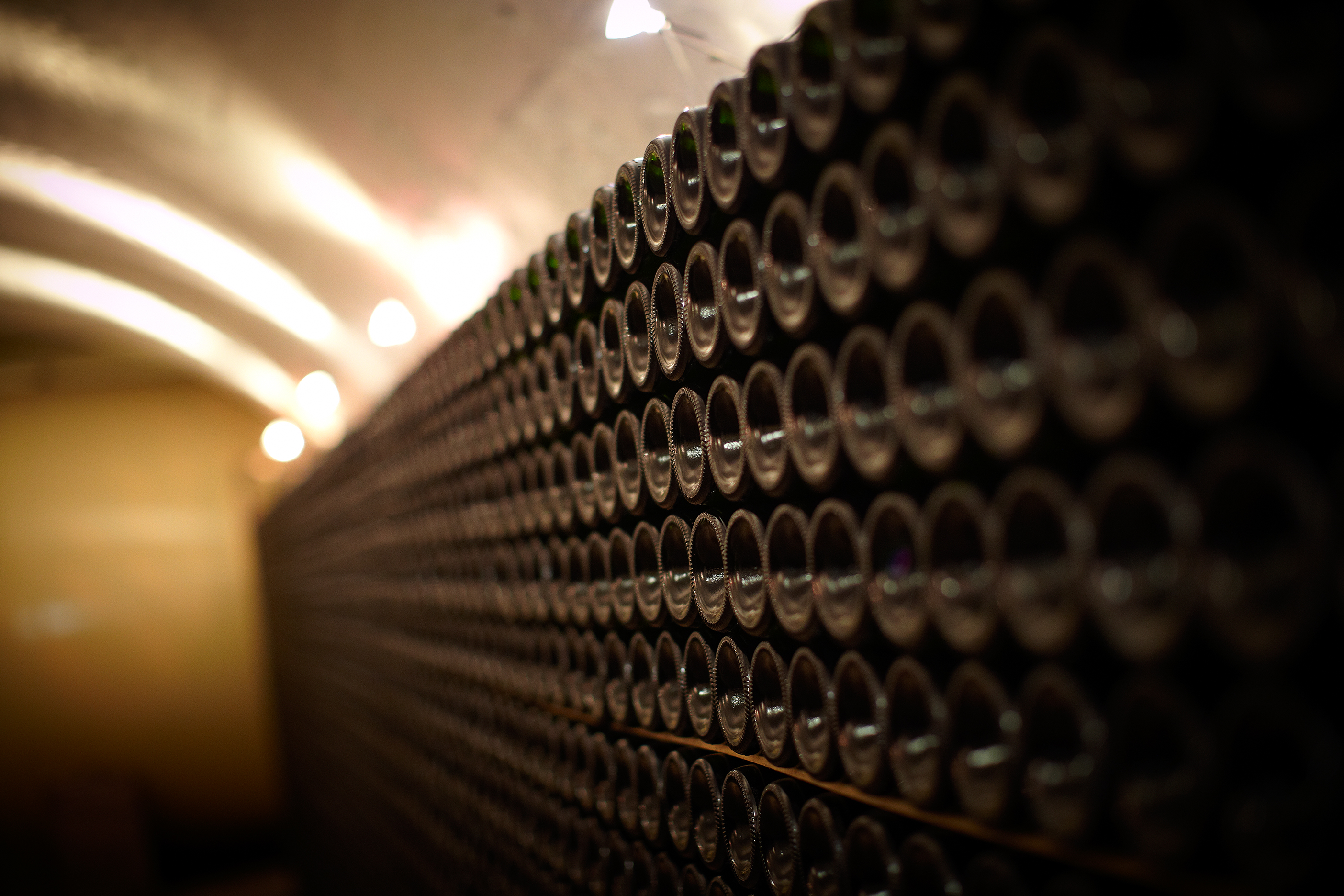 Caves Bernard-Massard bottles