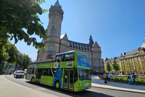 Hop on Hop off City Line sightseeing.lu, Boulevard de la Pétrusse