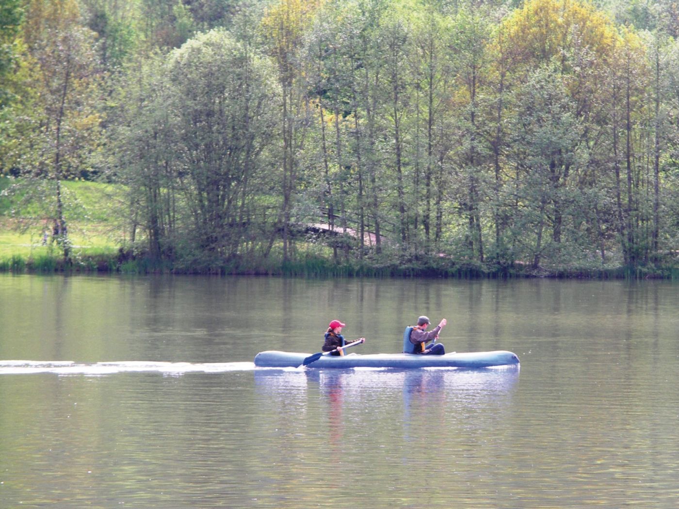 Canoe trip in the Moselle valley