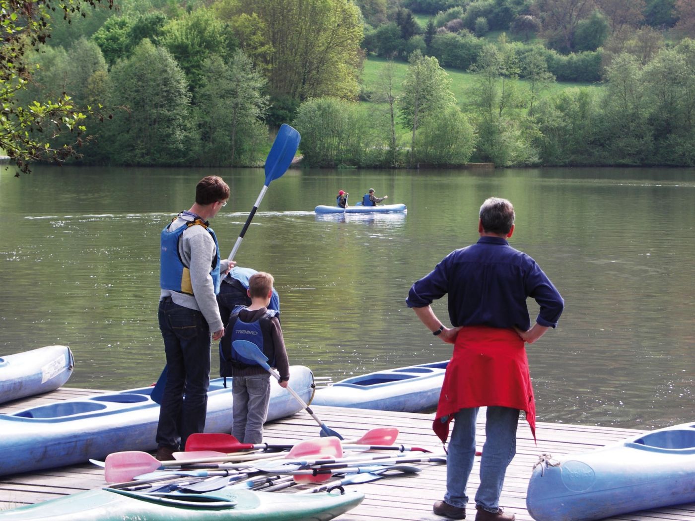 Canoe trip in the Sauer valley