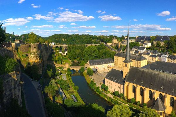 Aussichtspunkt Abtei Neumünster Luxemburg