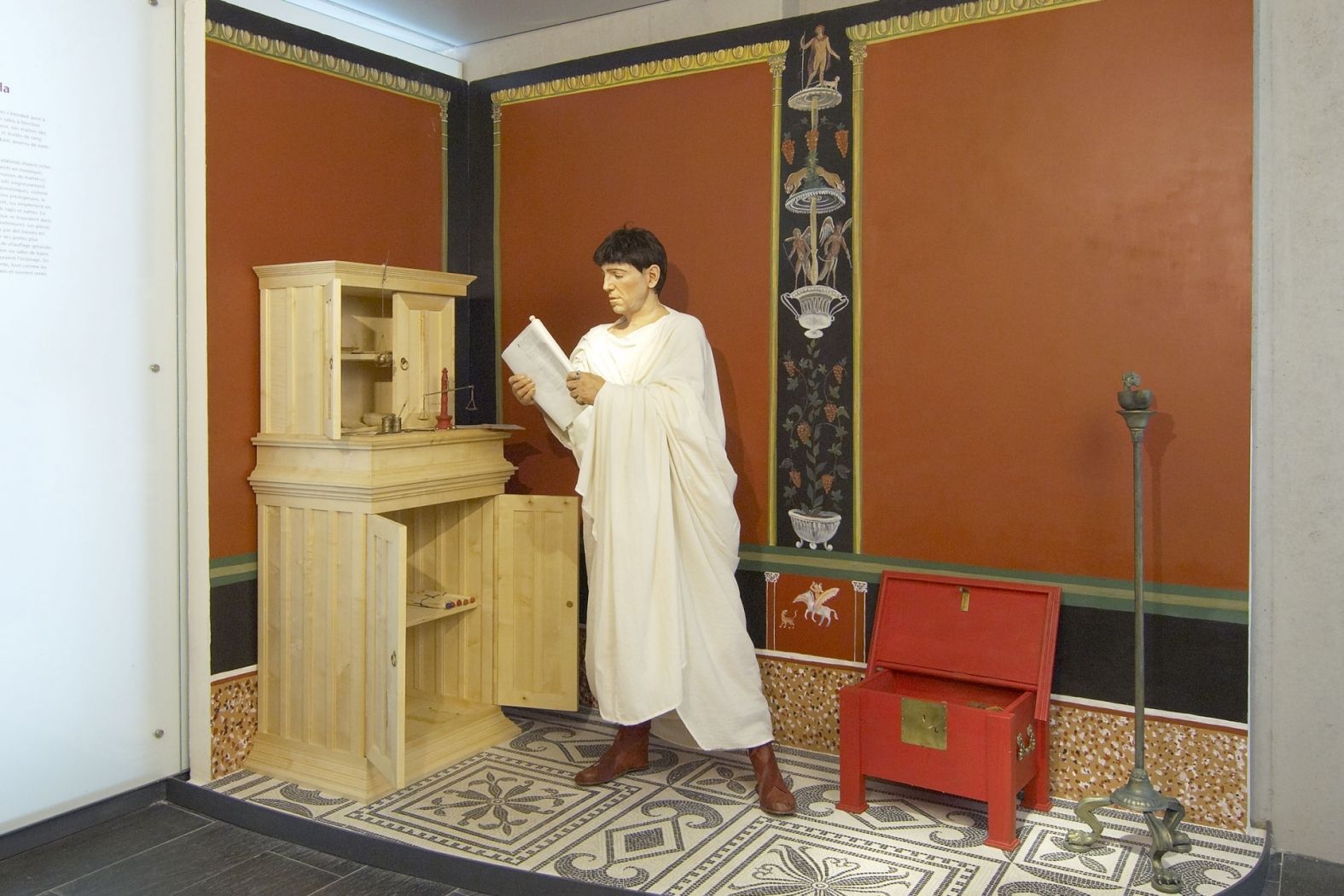 Didactisch museum over het leven van de Romeinen