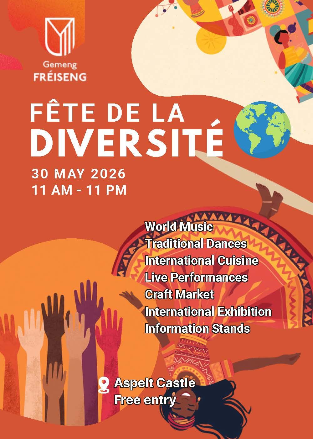 Festival de la diversité au Luxembourg – 24 octobre 2026