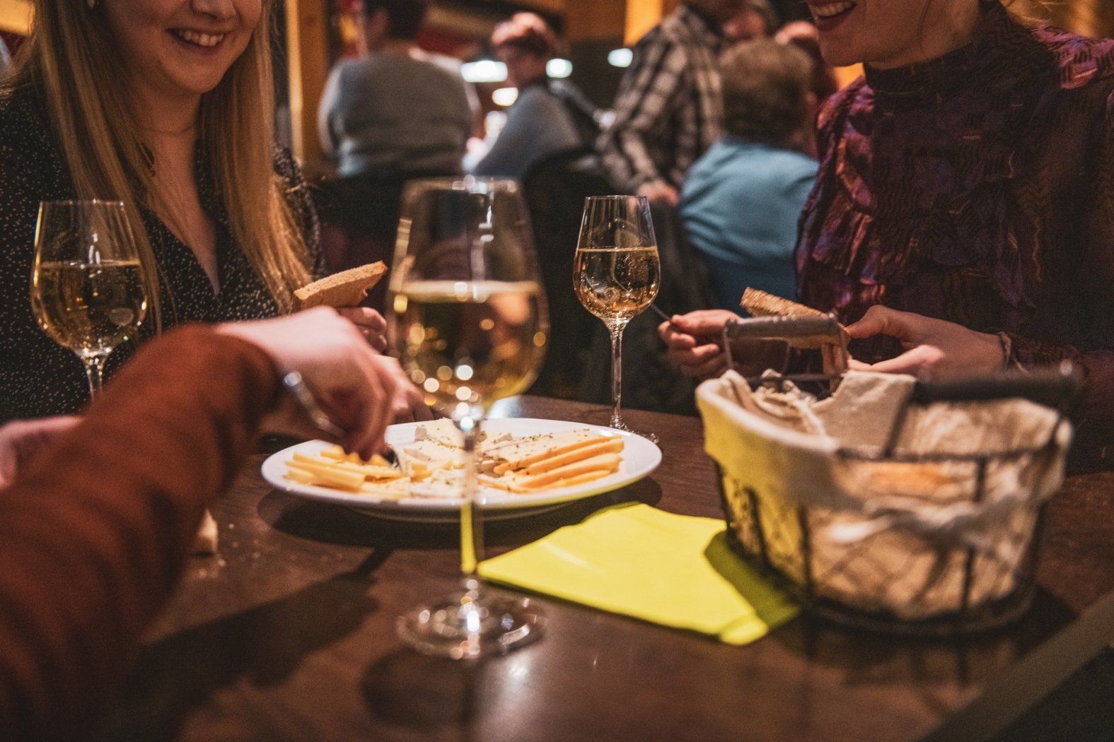 Wine cheese enjoy
