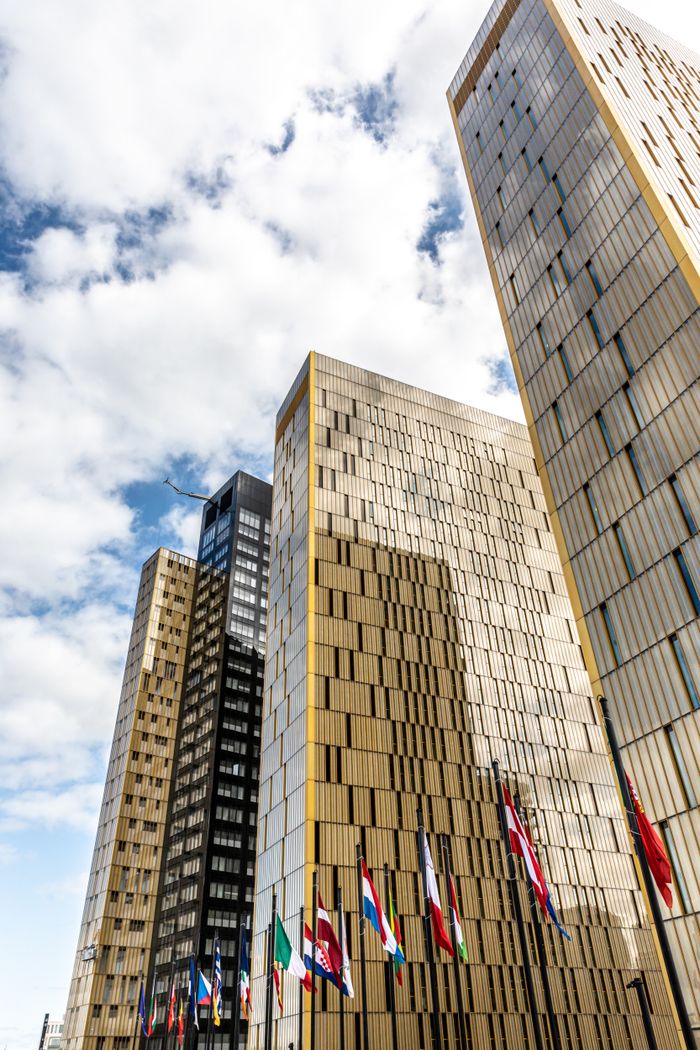 Tours de la court de justice européenne au Luxembourg