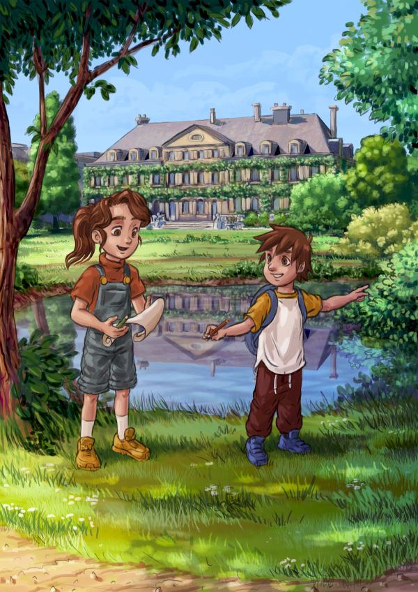 Mia and Emil in Colpach