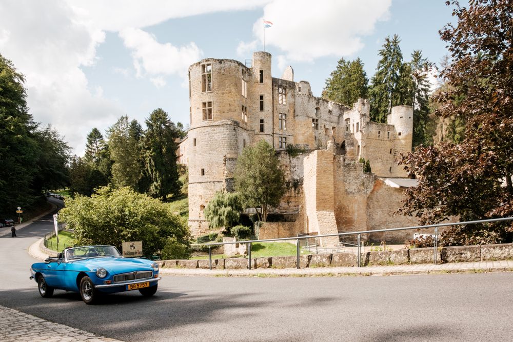 Schloss Beaufort MG Roadster
