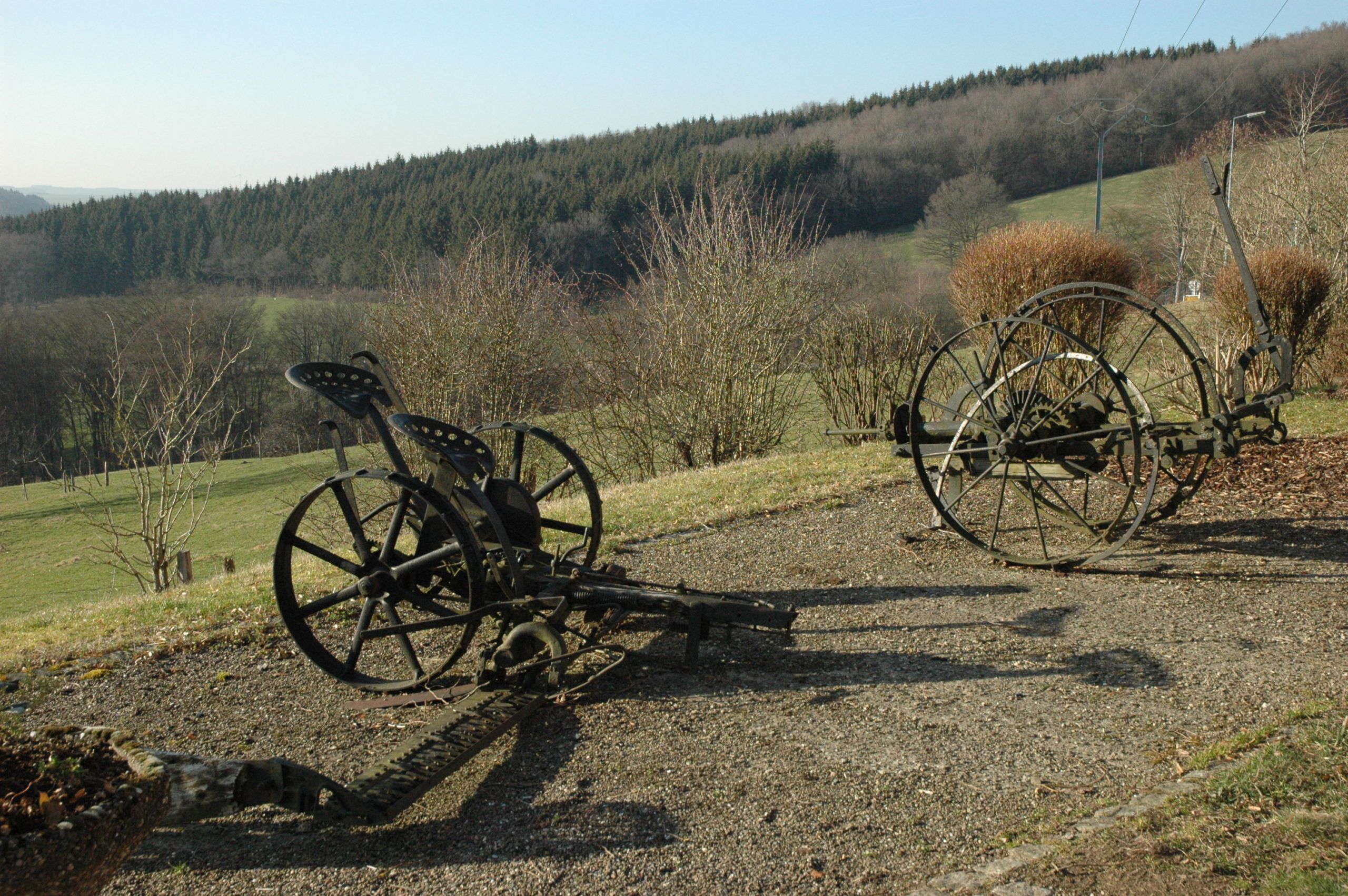 Open air museum for agricultural machinery