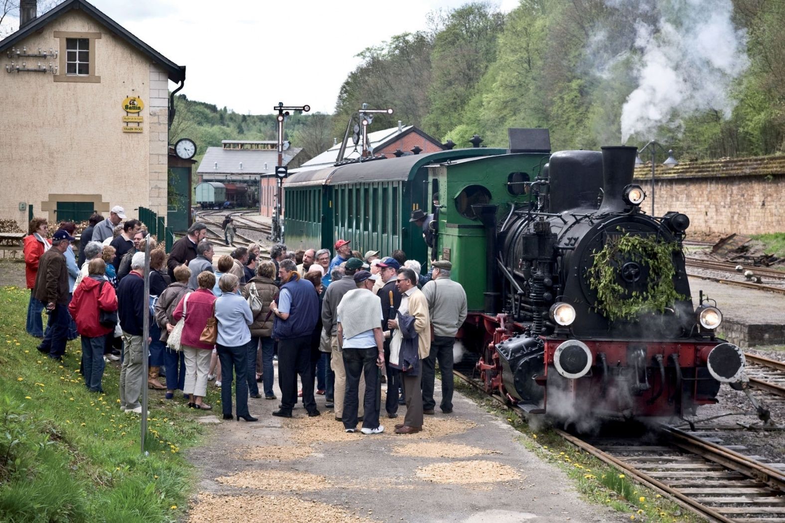 With the "Train 1900" you can travel between Fond-de-Gras and Pétange