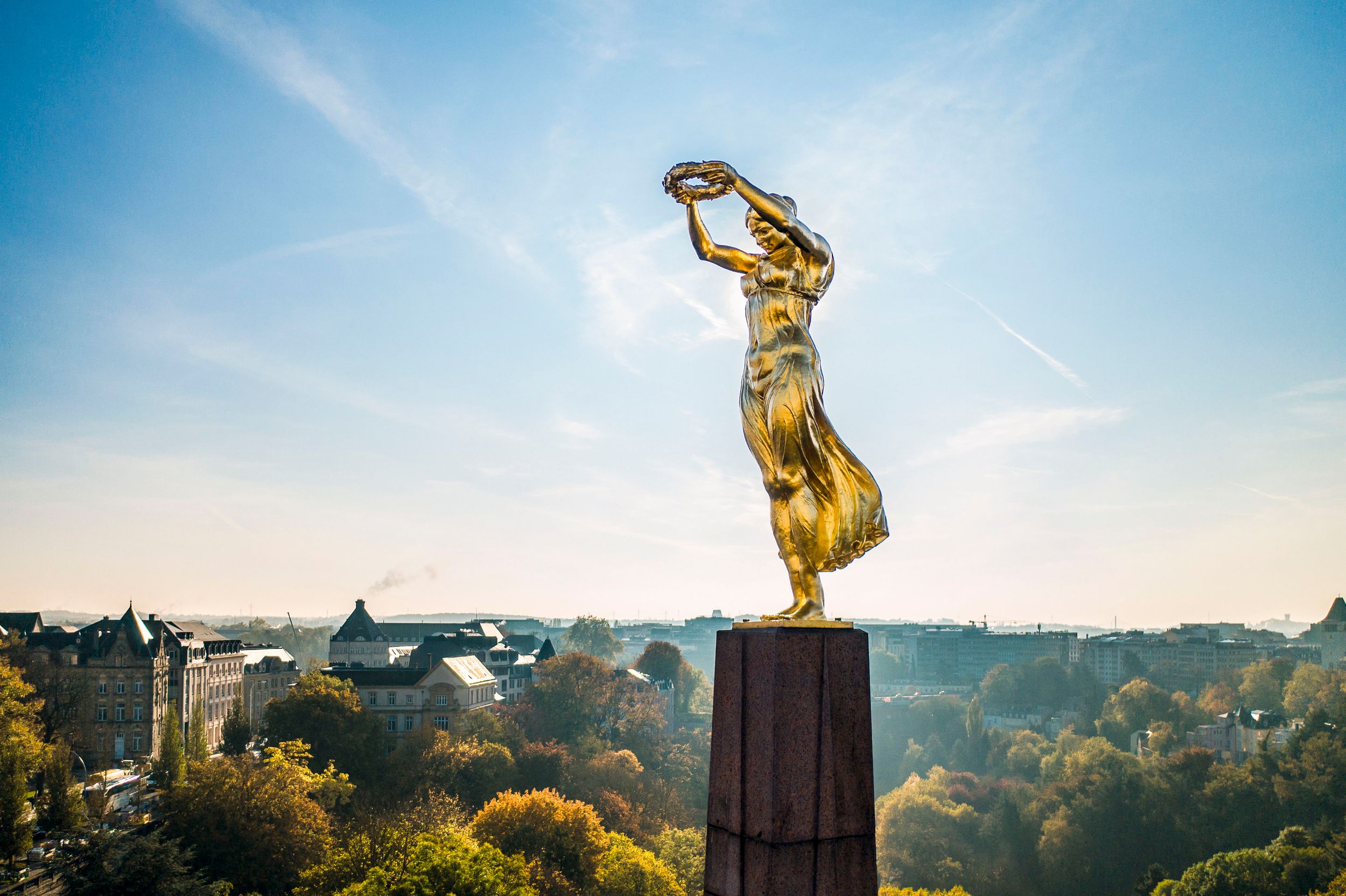 Luxemburg Gëlle Fra Denkmal