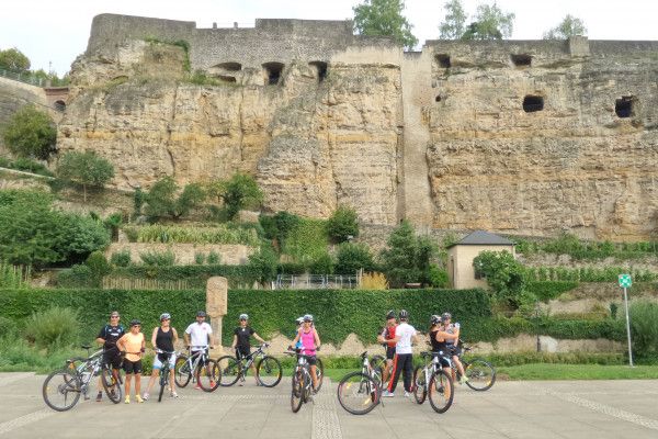 Geführte MTB Tour - Luxemburg Stadt Bock Kasematten