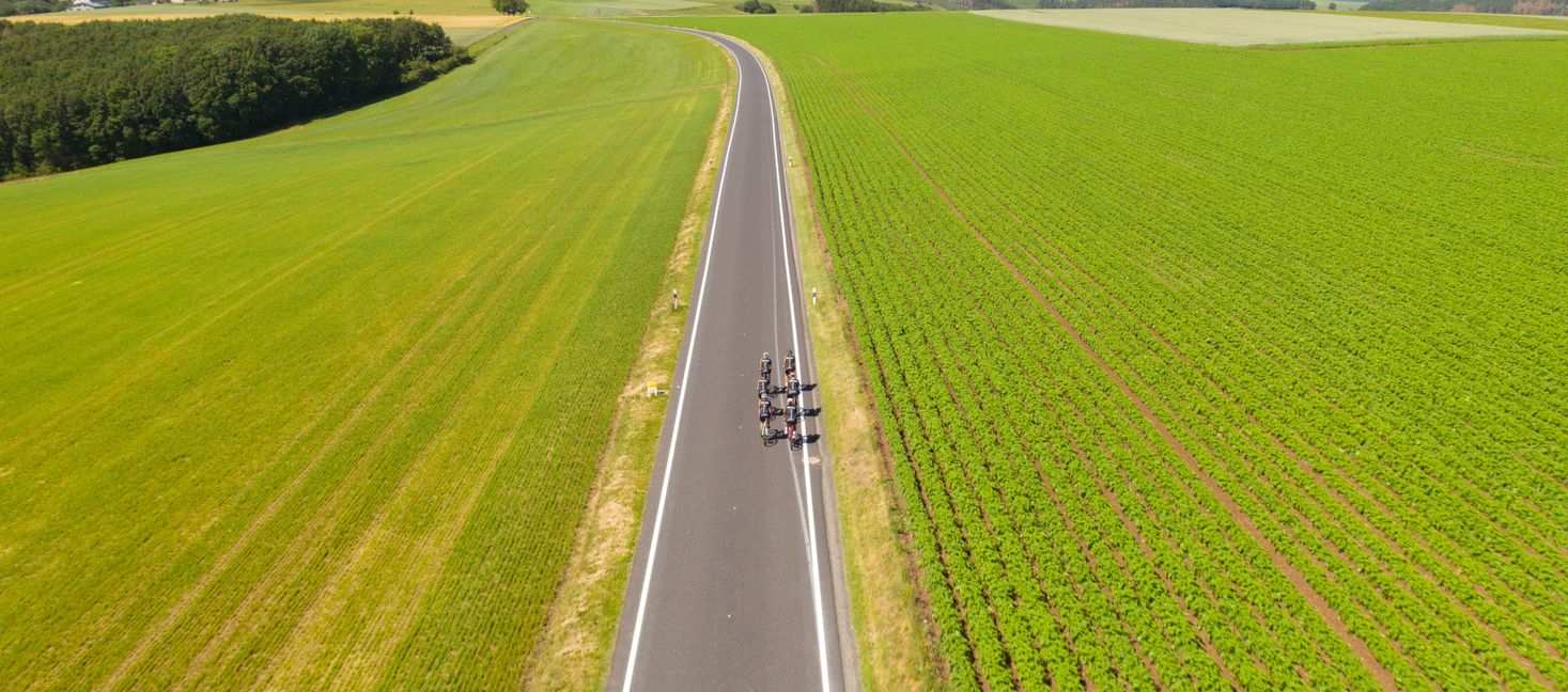 Fietstocht met de Velosvedetten door het landschap