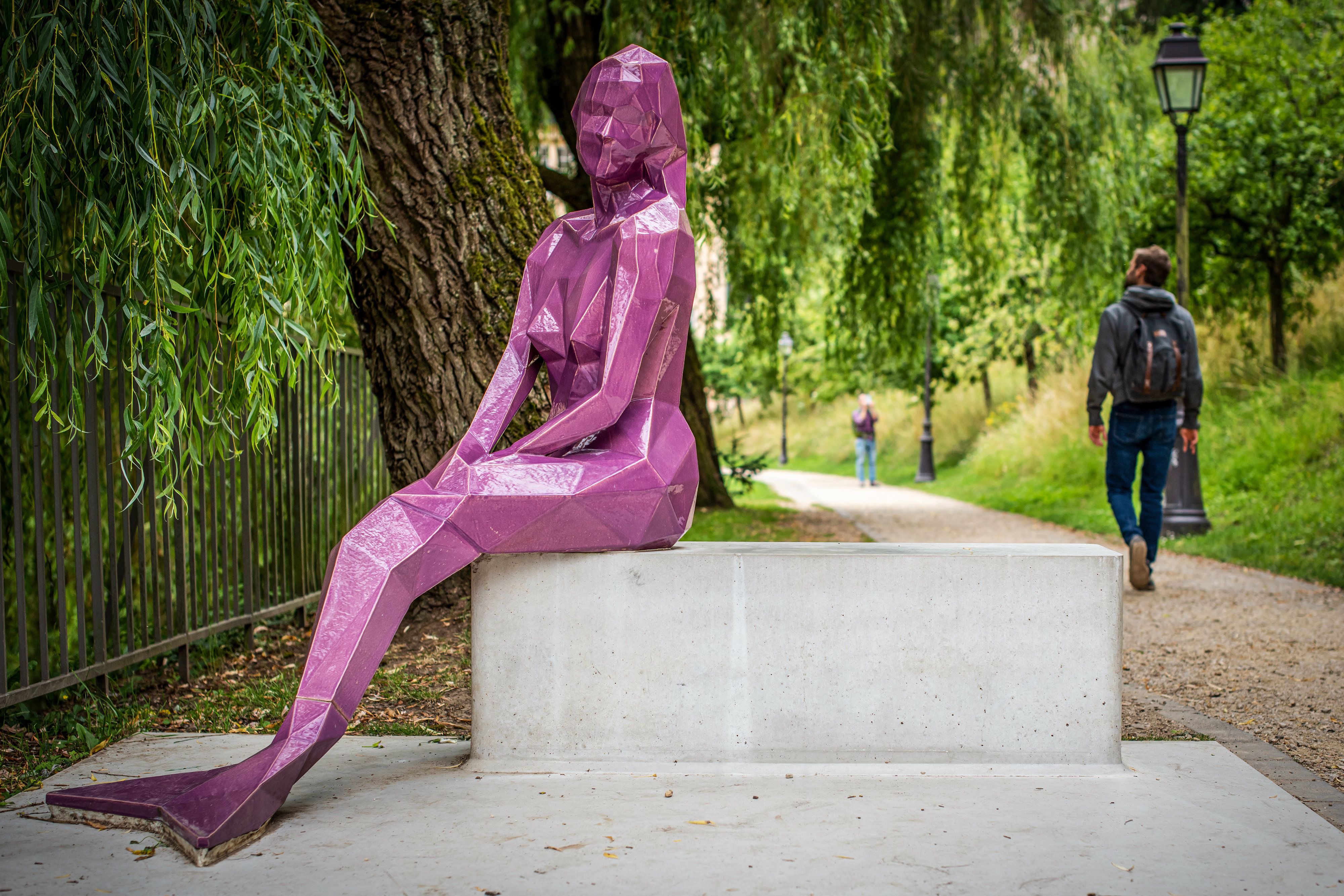 Statue Melusina Luxembourg