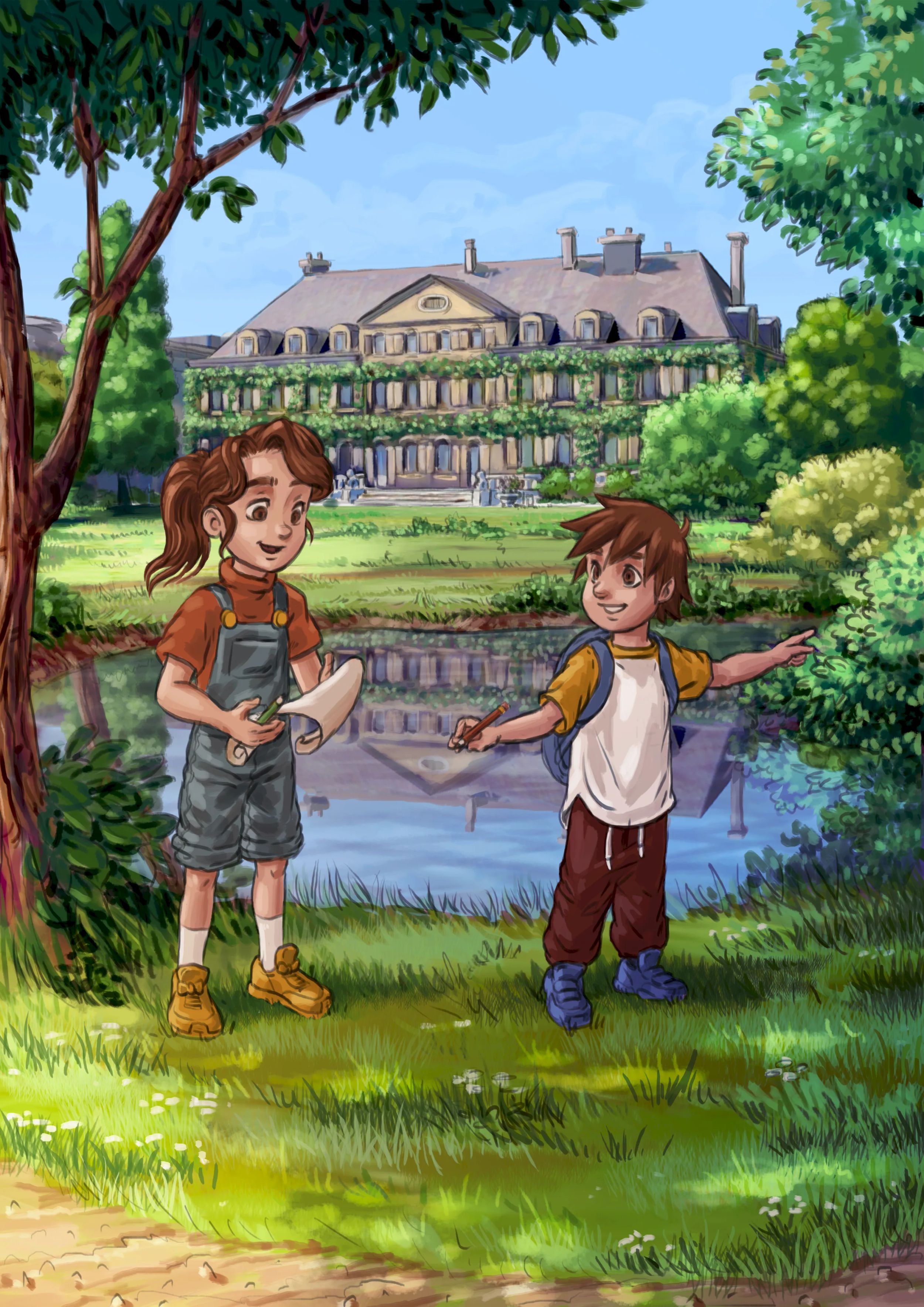 Mia und Emil in Colpach