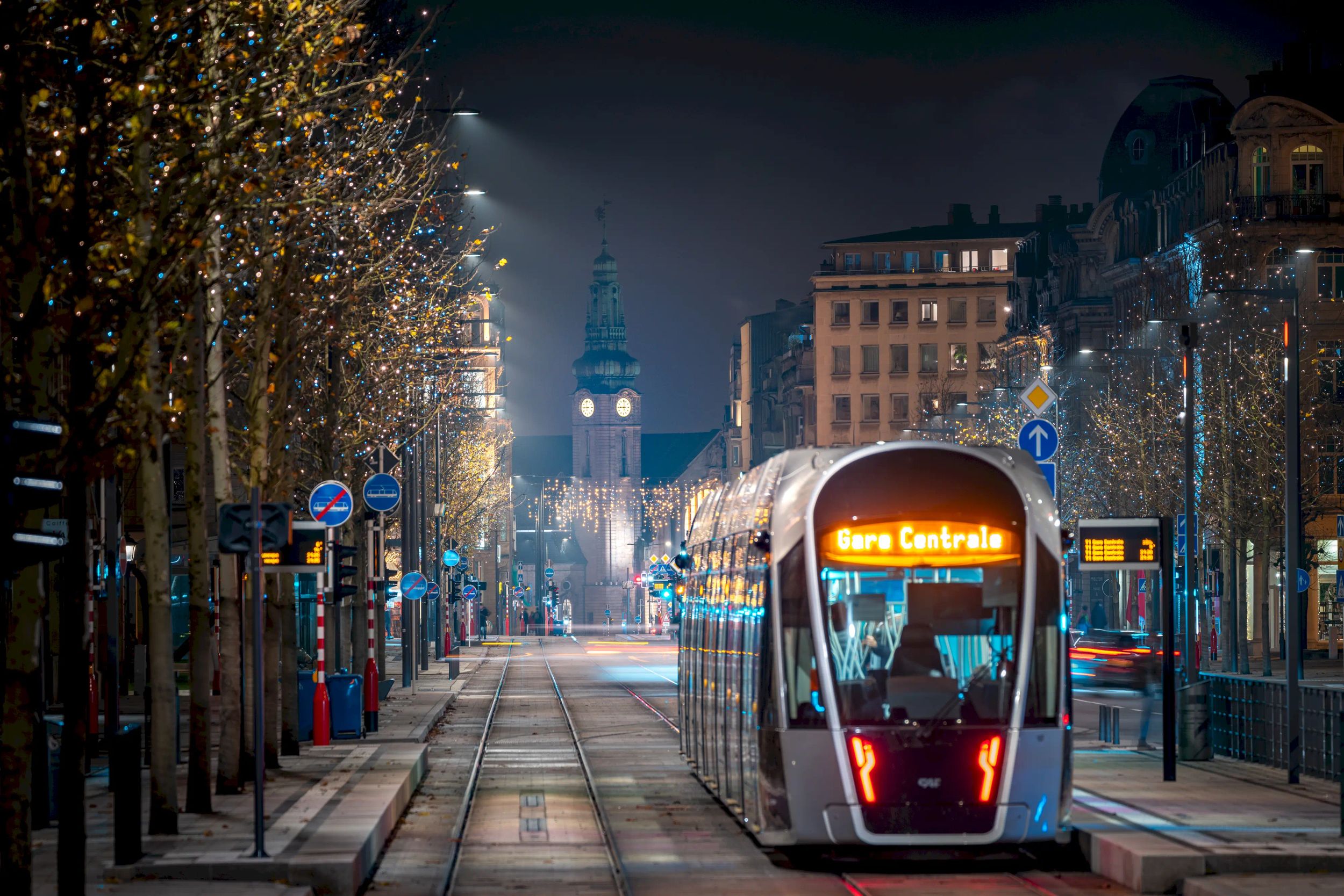 Luxembourg Gare district, Tram
